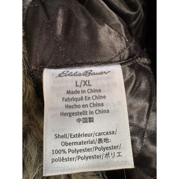 Eddie Bauer Men's Trapper Hat EUC  L/XL  Down Insulation - Picture 4 of 13